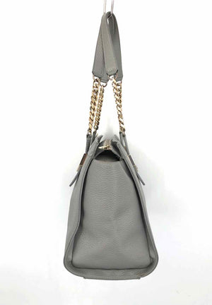 VERSACE Gray Gold Pebbled Leather Pre Loved - Has Tag! Purse