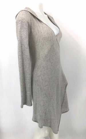 SKY Gray Black Wool Blend Chain cut-out Size X-SMALL Sweater