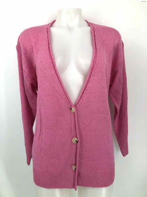 SALTWATER LUXE Pink Cardigan Size X-SMALL Sweater