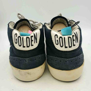 GOLDEN GOOSE Navy Silver Beige Distressed Sneaker Shoe Size 37 US: 7 Shoes