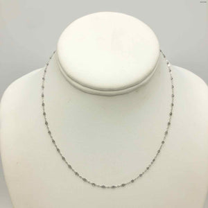 18K White Gold Crystal 18k Necklace