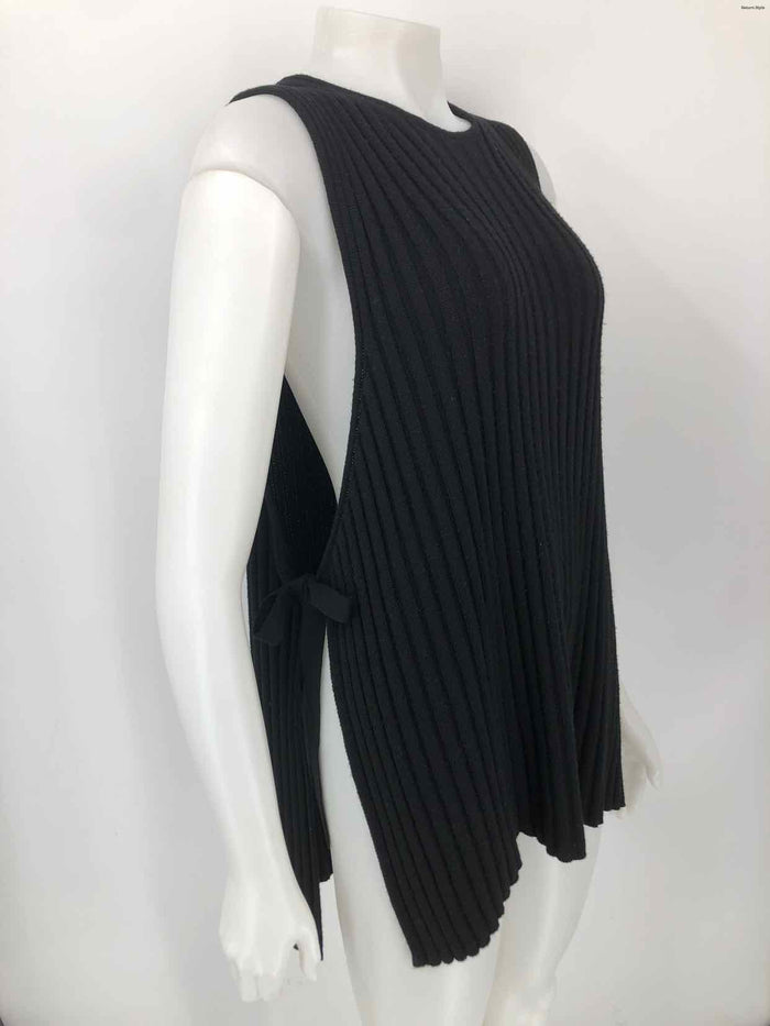 WOLFORD Black Knit Tank Open Sides Size SMALL (S) Sweater