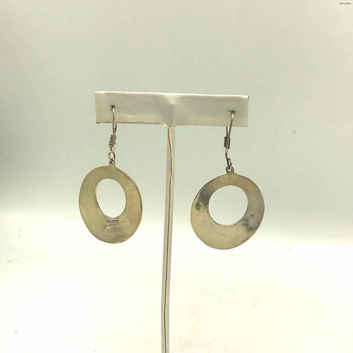 Sterling Silver Circles Drop ss Earrings