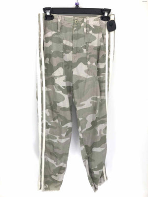 MOTHER Olive Beige Camouflage Tapered Size 24 (XS) Pants