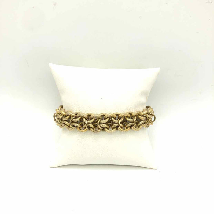 GOLDETTE Goldtone Chain Vintage Bracelet