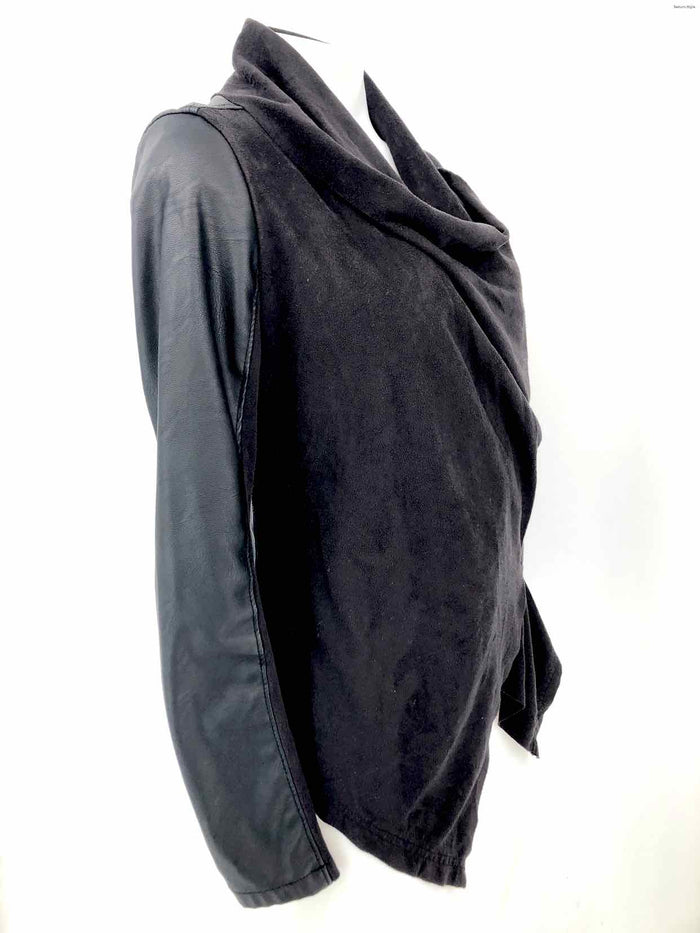 BLANK NYC Black Faux Leather Women Size SMALL (S) Jacket