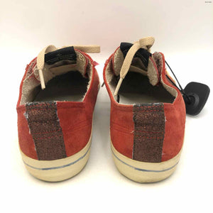 GOLDEN GOOSE Red Beige Multi Sneaker Shoe Size 38 US: 7-1/2 Shoes