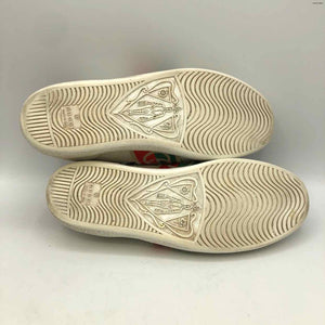 GUCCI White Green & Red Sneaker Shoe Size 37.5 US: 7 Shoes