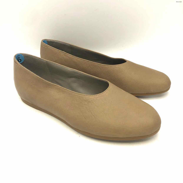 EILEEN FISHER Beige Leather Ballet Flat Shoe Size 6 Shoes