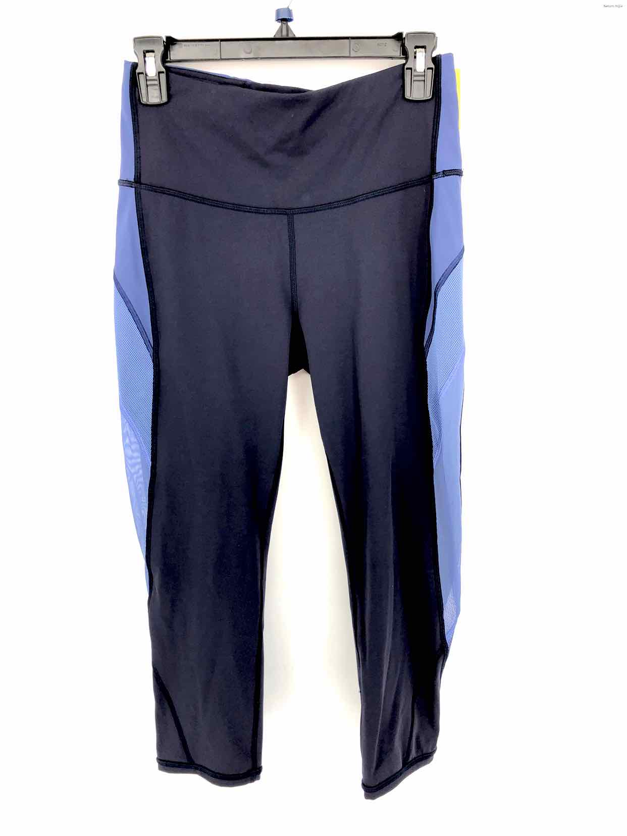 LULULEMON Navy Blue Mesh Trim Legging Size 8 (M) Activewear
