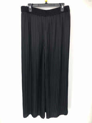 TAHARI Black Pleated Wide Leg Size LARGE  (L) Pants