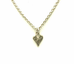 Sterling Silver Heart 16" ss Necklace