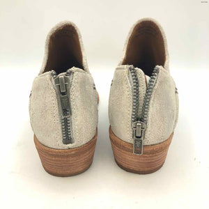 FRYE Gray Tan Suede Bootie Shoe Size 6 Shoes