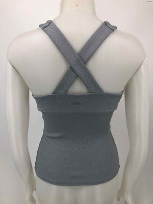 ALO Gray Tank Size SMALL (S) Activewear Top