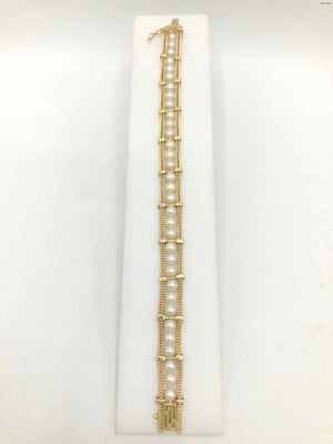 White Pearl 14k Gold 14k-Bracelet