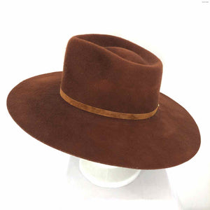 JANESSA LEONE Brown Wool Hat