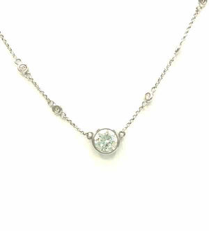 18K White Gold Diamond 18k Necklace