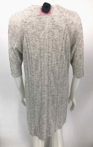 EILEEN FISHER Gray Linen Blend Short Sleeves Cardigan Size 1X  (XL) Top