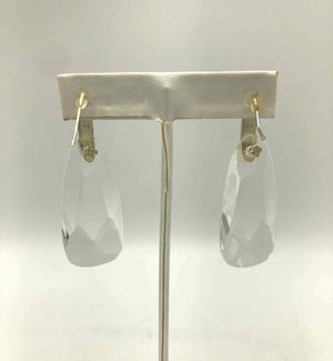 KENDRA SCOTT Goldtone Clear Earrings