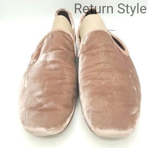 VINCE Dusty Pink Velvet Loafer Shoe Size 8 Shoes