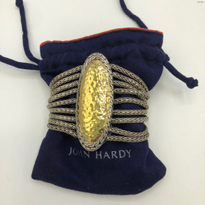 JOHN HARDY Sterling Silver Gold Plated Pre Loved Oval ss Bracelet