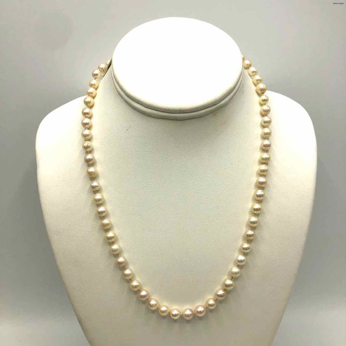 White Pearl 7mm SS Pearl Neck