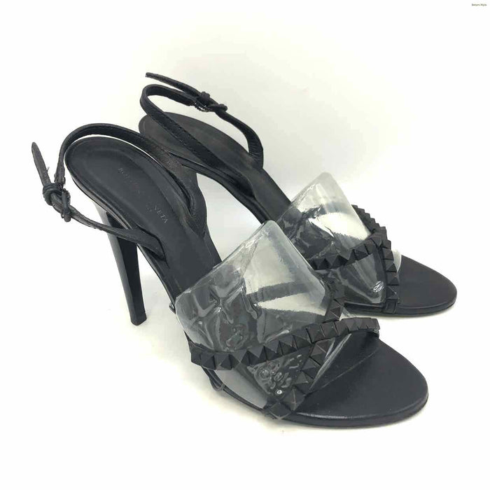 BOTTEGA VENETA Black Studded Heels Shoe Size 39 US: 8-1/2 Shoes