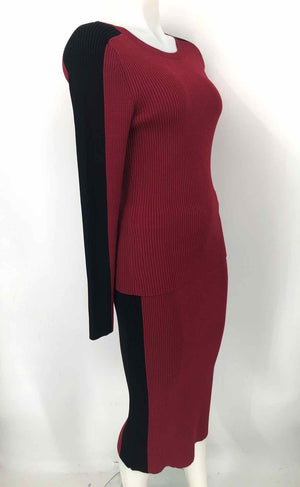 Sarah Pacini Black Sleeveless Snap Long Dress Size S