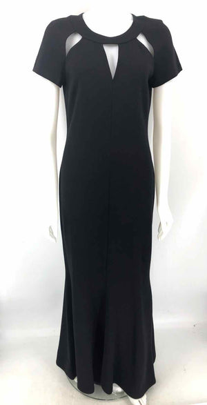 ST. JOHN Black Evening Gown Size 8  (M) Dress