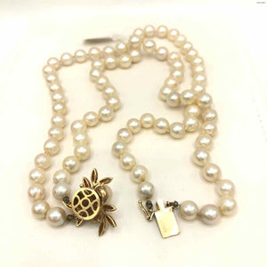 White Pearl 14k Gold AS IS 14k-Necklace