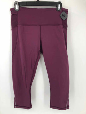 LULULEMON Purple Crop Legging Size 8  (M) Activewear Bottoms