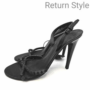 BOTTEGA VENETA Black Studded Heels Shoe Size 39 US: 8-1/2 Shoes