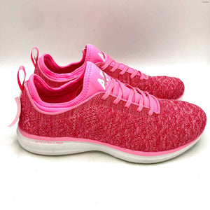 APL-Athletic Propulsion Labs White Fuschia Sneaker Shoe Size 42 US: 11 Shoes