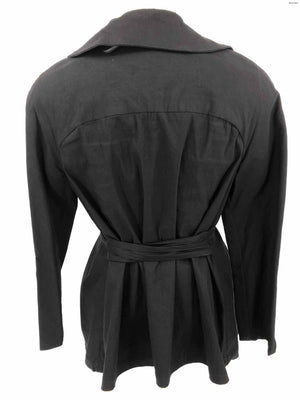ANNETTE GORTZ Black Zip Up Belt Women Size MEDIUM (M) Jacket