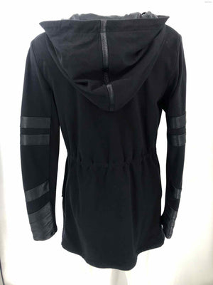 BLANC NOIR Black Cotton Women Size X-SMALL Jacket