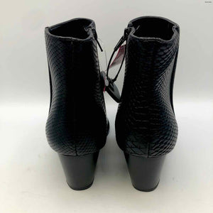 LULUS x MATISSE Black Reptile Print Bootie Shoe Size 8 Shoes