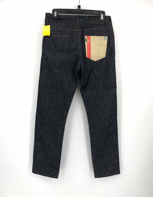 BURBERRY Dark Blue Denim Made in Italy Straigh Leg Slim Size 26 (S) Jeans