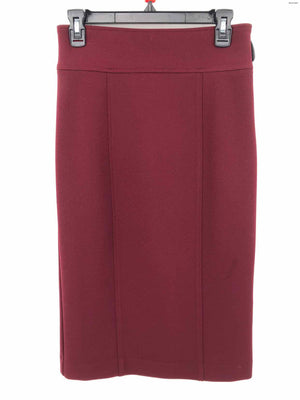 ISABEL DE PEDRO Dk Red Pencil Skirt Size 8  (M) Skirt