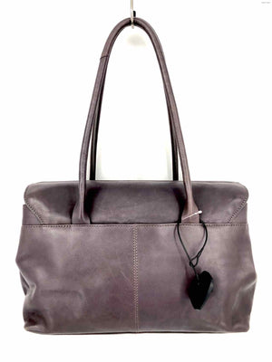 RADLEY Lavender Gray Leather Pre Loved Shoulder Bag Purse