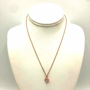 TED BAKER Rose Gold Crystal Necklace