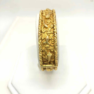 20 Carat Gold Animals Hinged Bangle 20K Bracelet