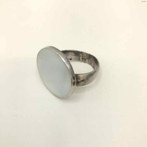 SAM DAVIS DESIGNS Sterling Silver Mother of Pearl SZ 8.5 Ring SS