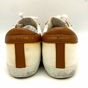 GOLDEN GOOSE White Tan Sneaker Shoe Size 40 US: 9-1/2 Shoes