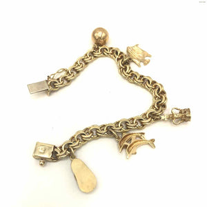 14K Gold charms 14k-Bracelet