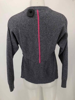 ALEXANDER WANG Gray Wool Blend Crop Longsleeve Size SMALL (S) Sweater