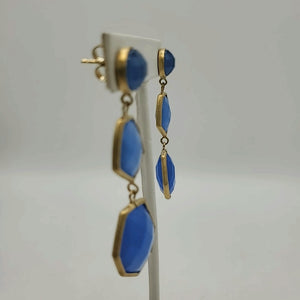 RIVKA FRIEDMAN Blue Earrings