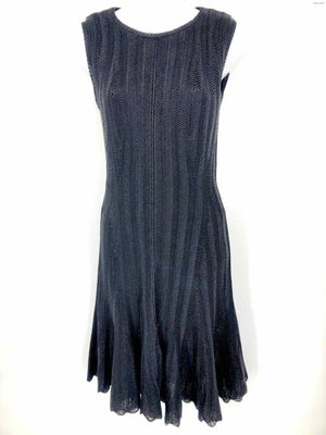 ALEXANDER McQUEEN Black Made in Italy Sparkle Tank Size SMALL (S) Dress - ReturnStyle