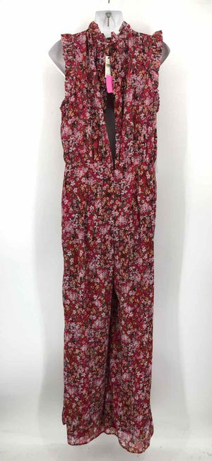 ALI & JAY Red White Multi Floral Size LARGE (L) Dress - ReturnStyle