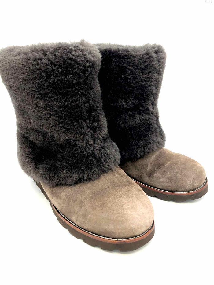 UGG Brown Suede Boot Shoe Size 6 Shoes