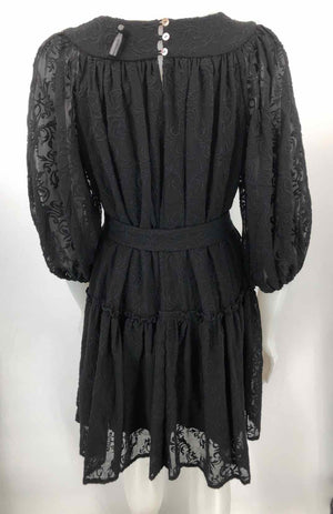 ERI + ALI Black Textured Size SMALL (S) Dress